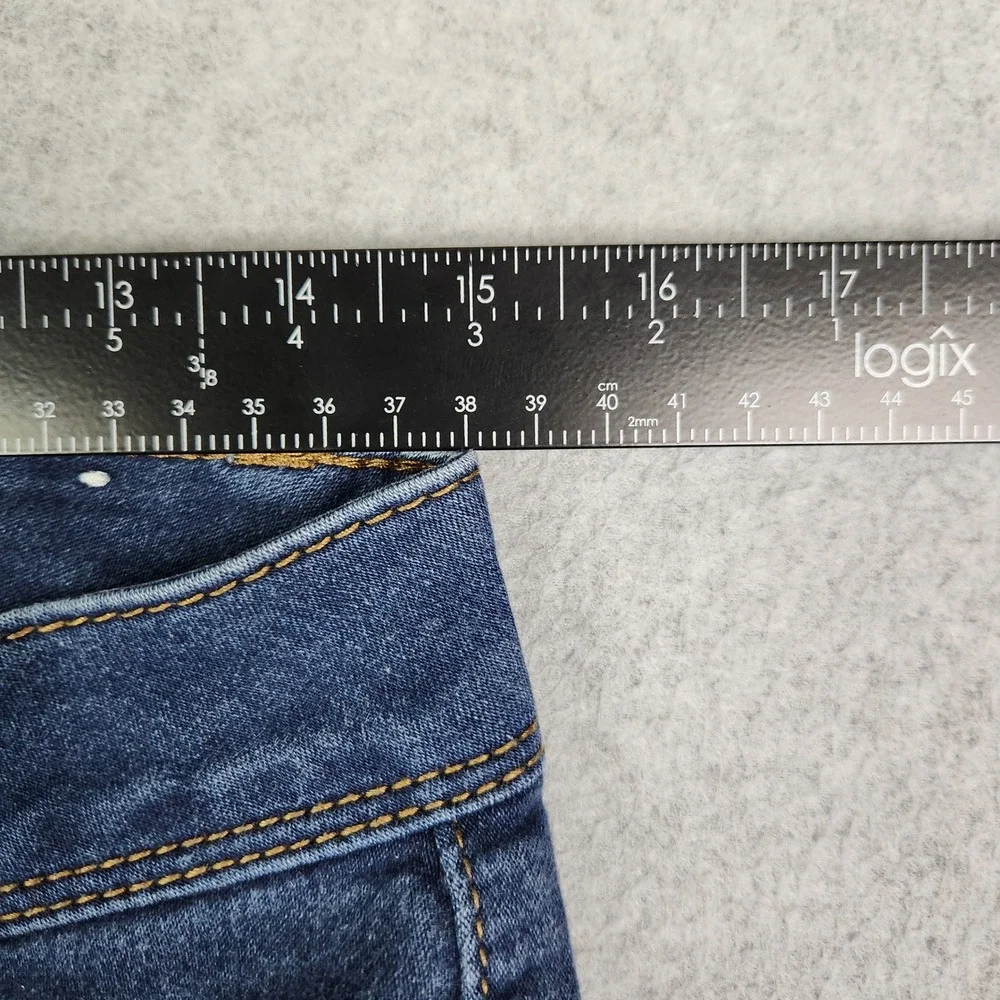 Nicki Minaj Jeans Womens 9/10 Blue Denim Dark‎ Wash Mid-Rise Streetwear Skinny